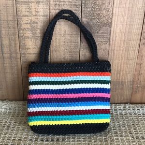 Woven Tote Style Mini Bag